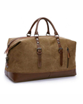 Jasper Canvas Travel Duffel Bag – 55L Weekend Holdall with Shoulder Strap