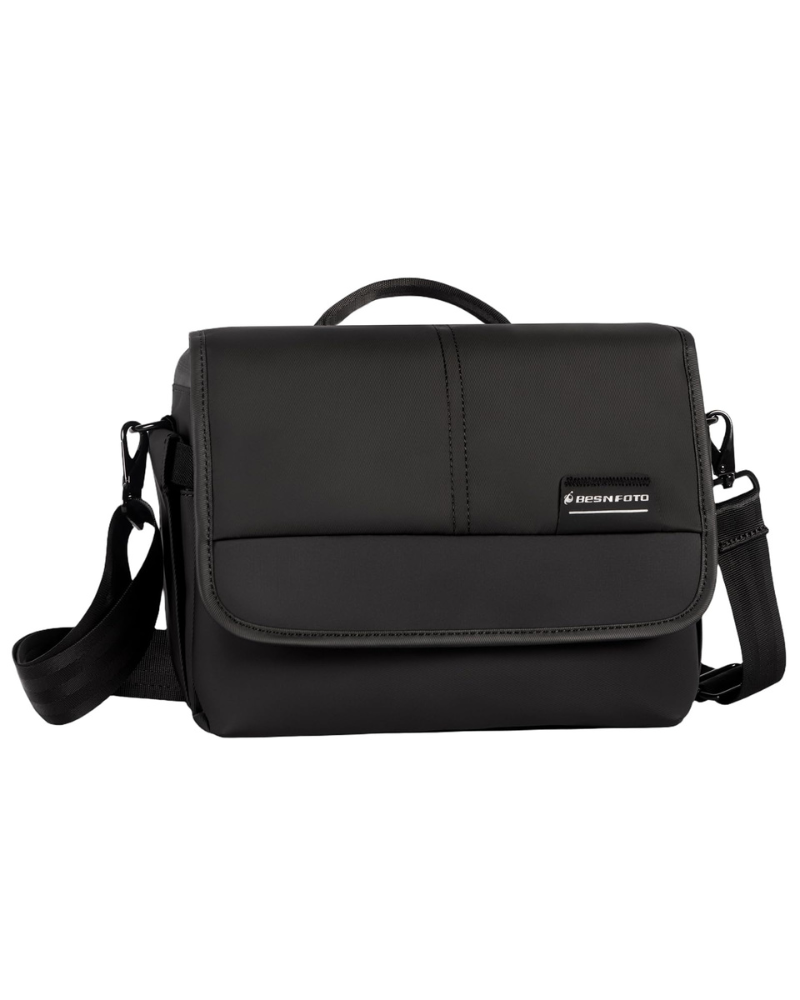 Graham Men's Camera Messenger Bag – Waterproof Canvas Crossbody Bag for DSLR & Mirrorless Cameras