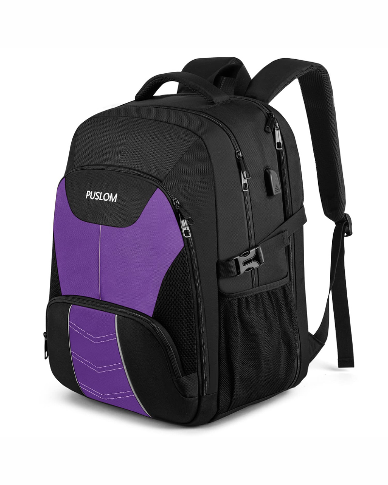 Adrian Men's Laptop Backpack – 55L Travel Rucksack for 18.4" Laptop with USB Charging Port
