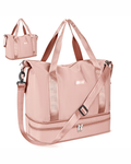 Aubrey Women's Expandable Travel Duffel Bag – Cabin Holdall with Wet Pocket & Trolley Sleeve