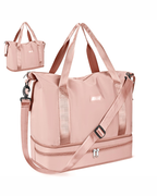 Aubrey Women's Expandable Travel Duffel Bag – Cabin Holdall with Wet Pocket & Trolley Sleeve
