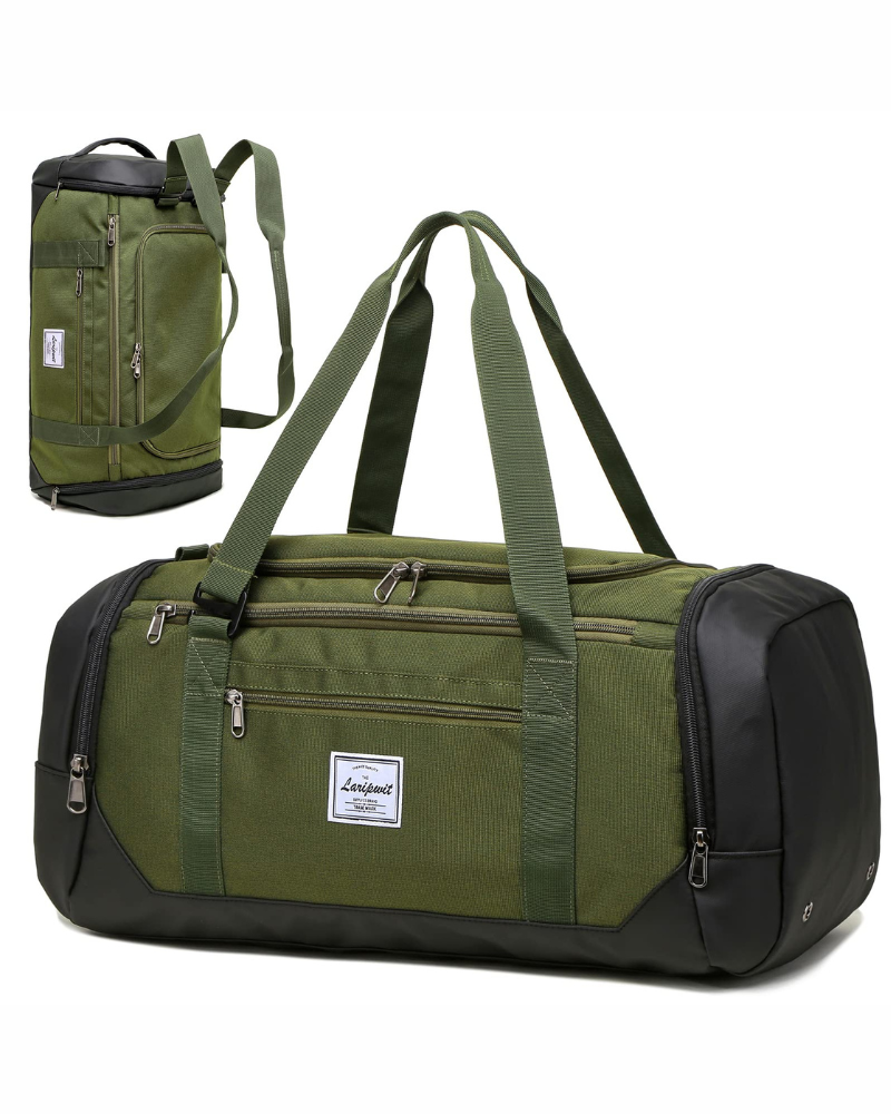 Marlow 40L Travel Duffel Bag – Convertible Gym Holdall with Shoe Compartment