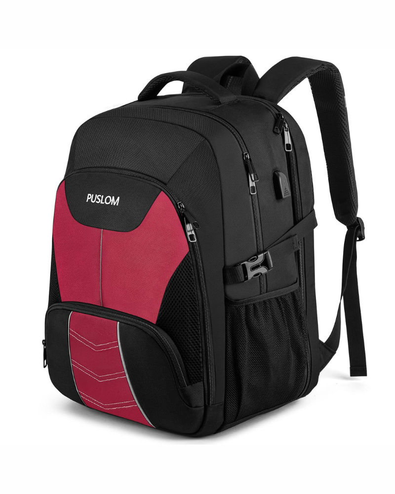 Adrian Men's Laptop Backpack – 55L Travel Rucksack for 18.4" Laptop with USB Charging Port