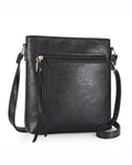 Naomi Women's PU Leather Crossbody Bag – Multi-Pocket Adjustable Shoulder Bag