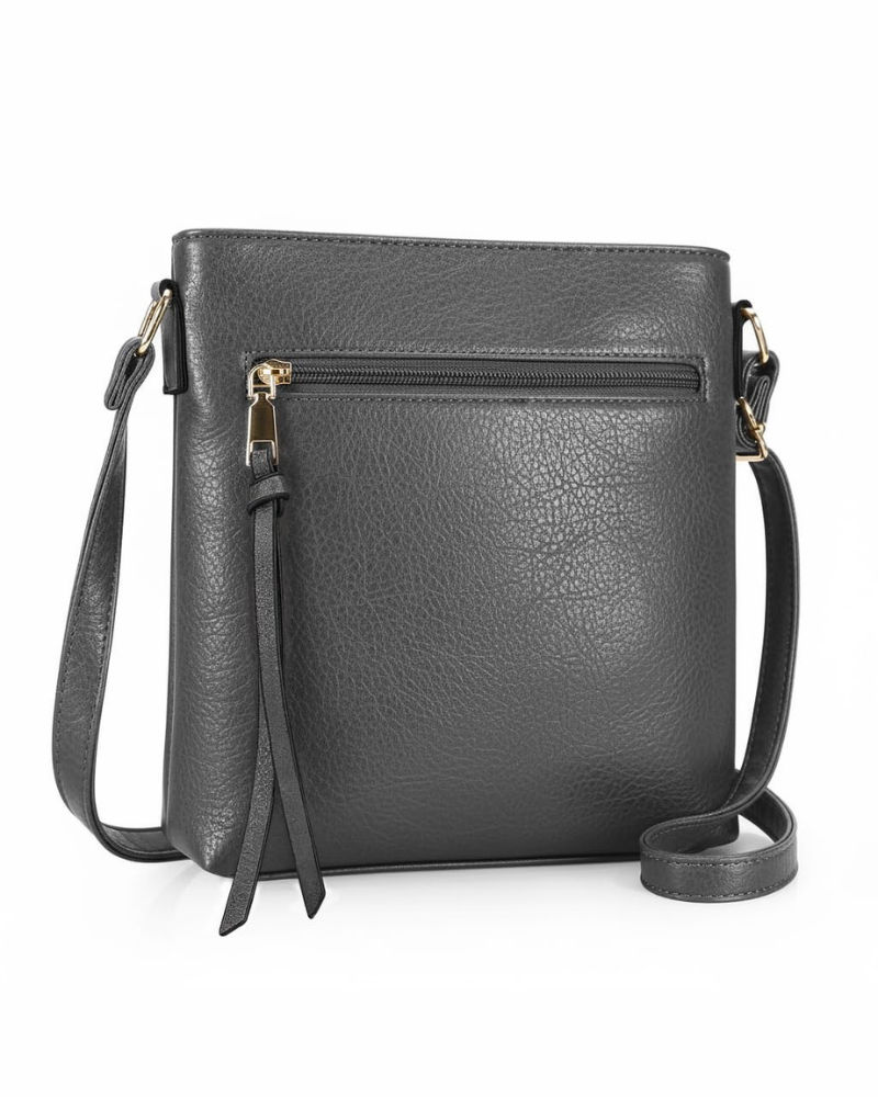 Naomi Women's PU Leather Crossbody Bag – Multi-Pocket Adjustable Shoulder Bag