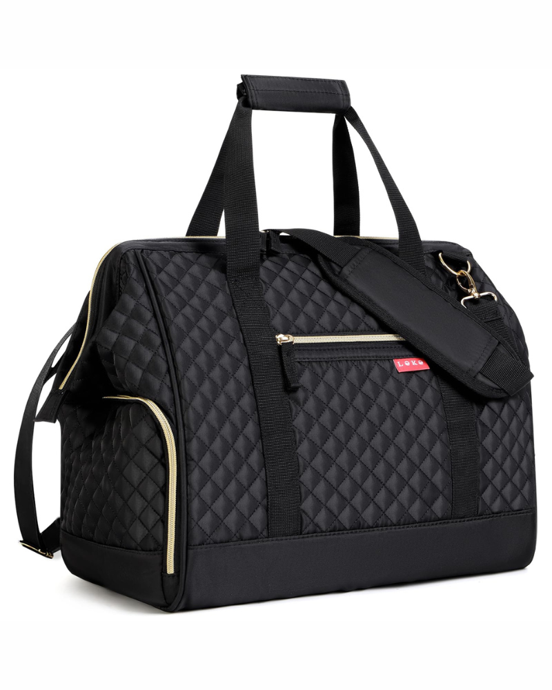 Sienna Women's 33L Travel Duffel Bag – Oxford Holdall with Shoe Compartment & Shoulder Strap