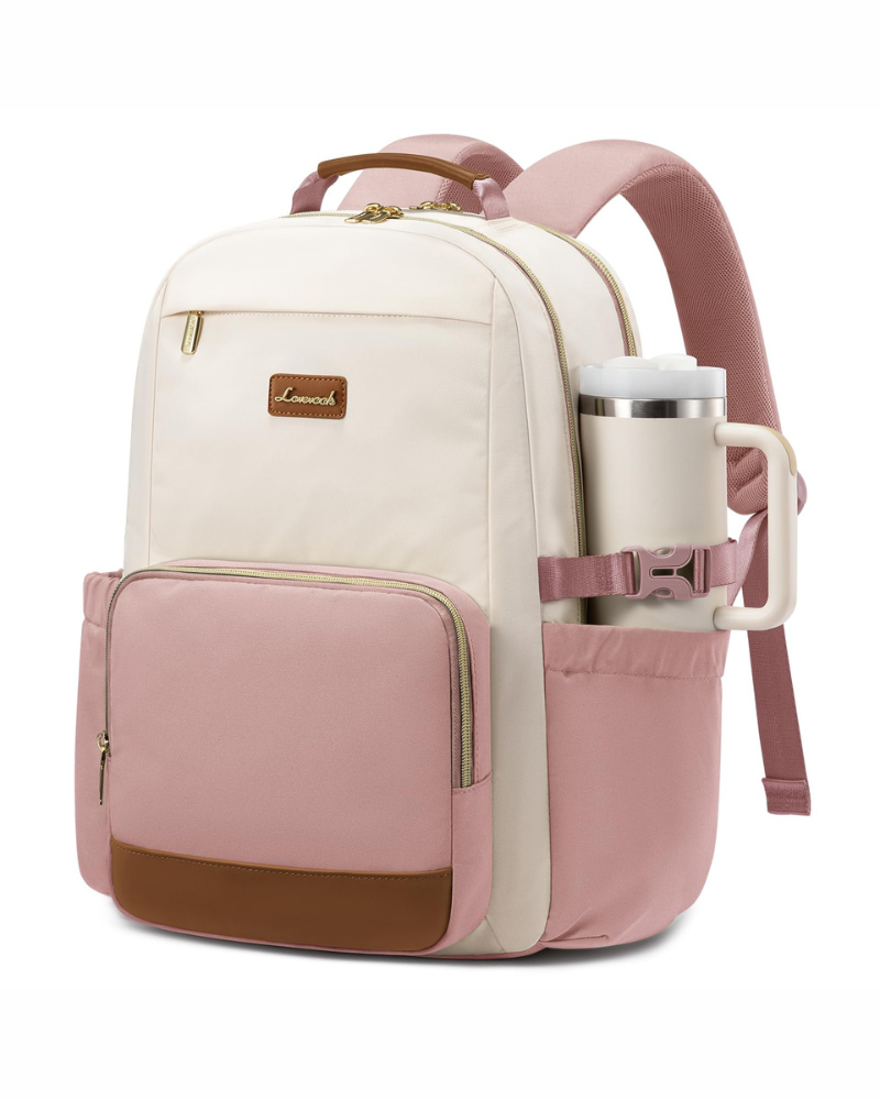 Delaney Women's Laptop Backpack – 15.6 Inch Travel Work Bag with 14 Pockets