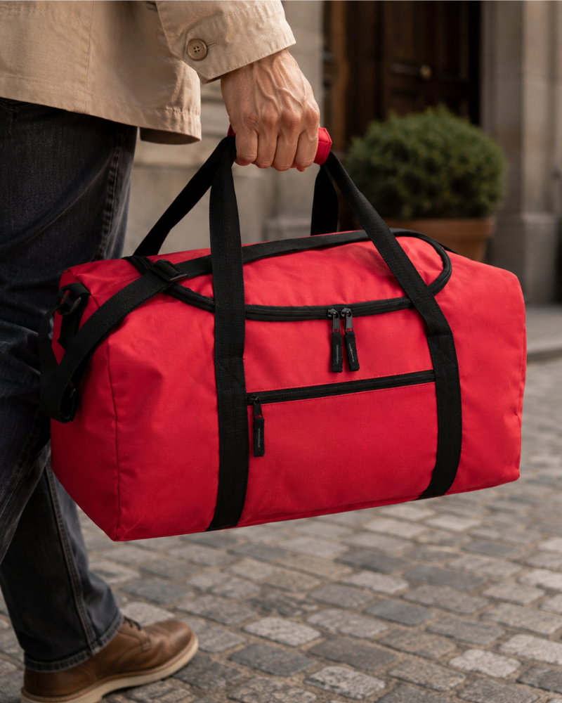Barny Travel Duffel Bag – Polyester Holdall with Adjustable Shoulder Strap