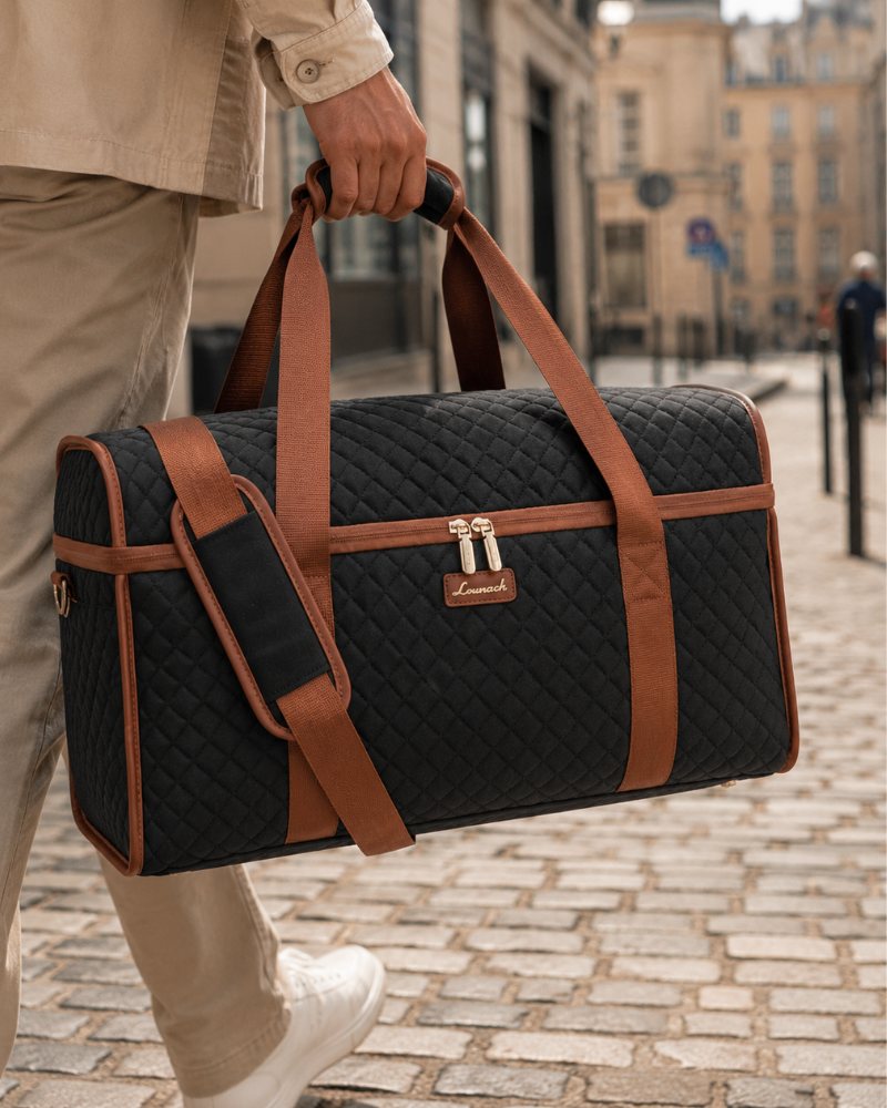 Hadley Carry-On Travel Duffel Bag – Polyester Holdall with Shoe Bag & Toiletry Pouch