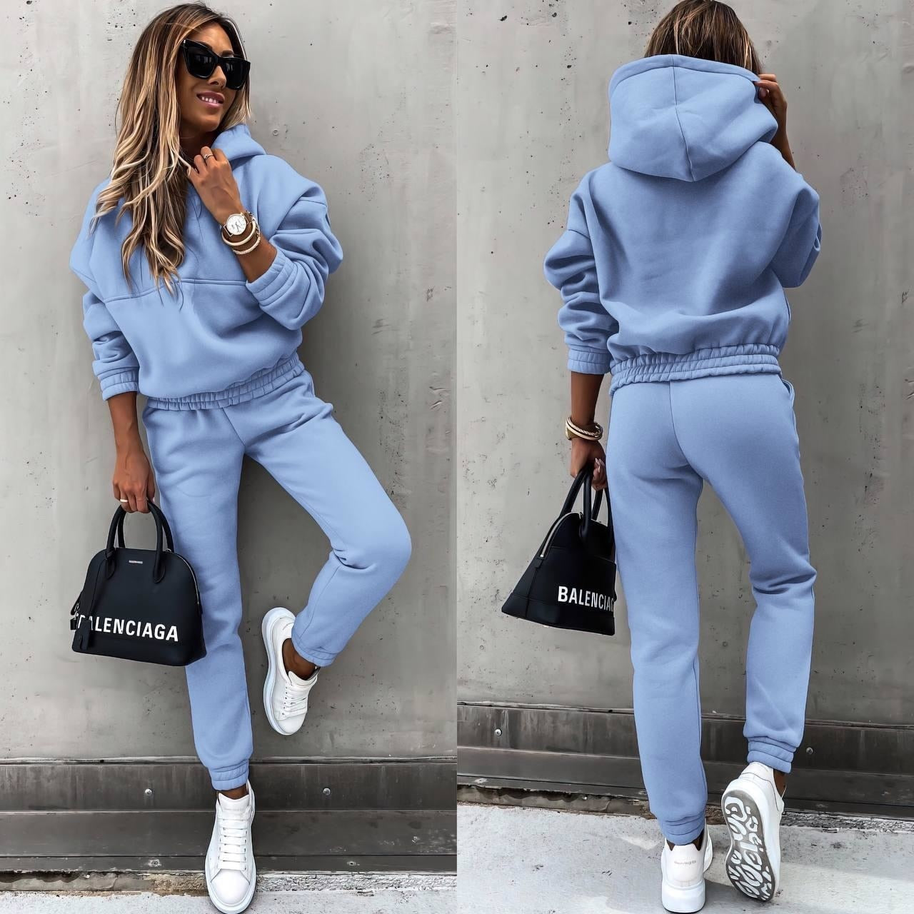Felicity Women's Lounge Set – Soft Matching Sweatshirt & Joggers Tracksuit