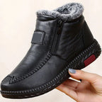 Paige Women's Winter Boots – Fur Lined Zip Up Non Slip Snow Boots