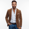 Quentin Men's Slim-Fit Casual Blazer – Modern Tailored Smart-Casual Jacket