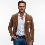 Quentin Men's Slim-Fit Casual Blazer – Modern Tailored Smart-Casual Jacket