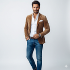 Quentin Men's Slim-Fit Casual Blazer – Modern Tailored Smart-Casual Jacket