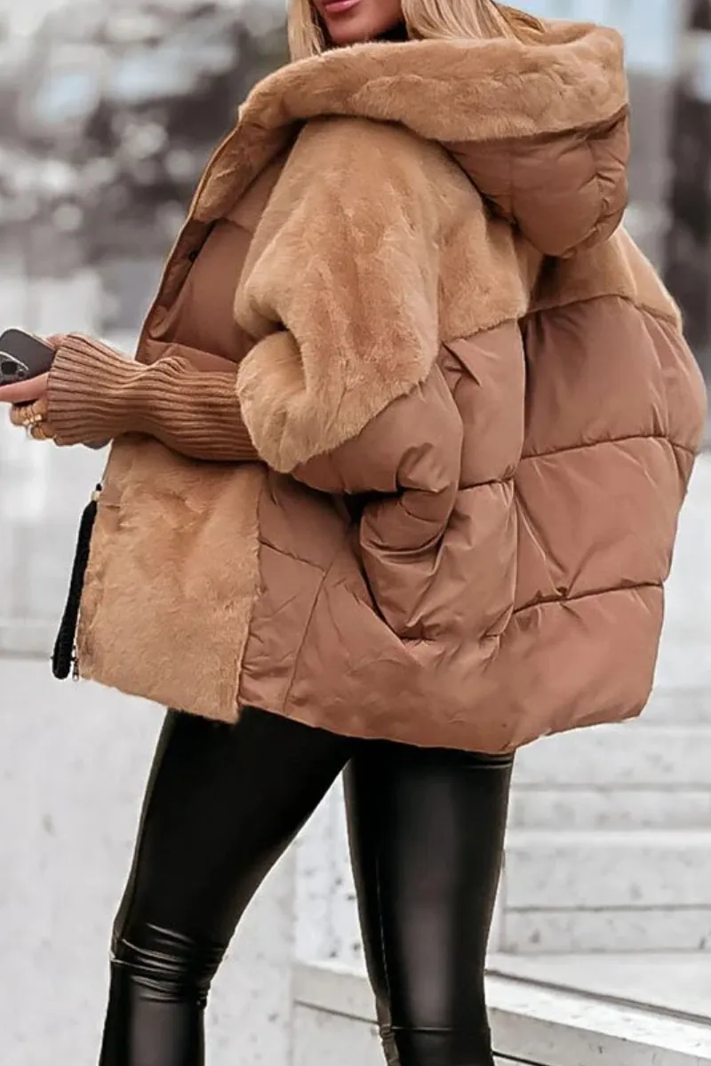 Georgia Women's Winter Jacket – Warm Multicolour Insulated Outdoor Coat