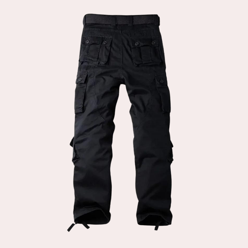 Henry Men's Cargo Trousers – Casual Utility Pants with Multi Pocket Streetwear Fit