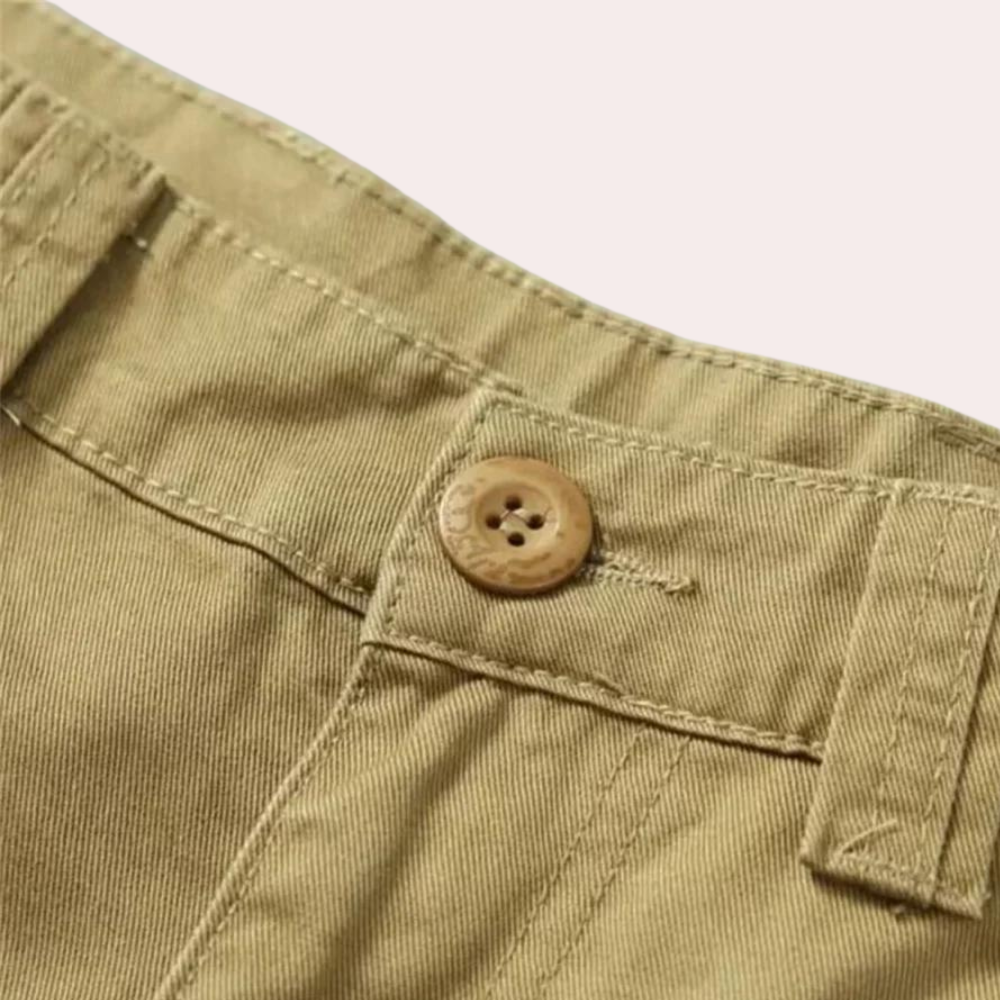 Henry Men's Cargo Trousers – Casual Utility Pants with Multi Pocket Streetwear Fit