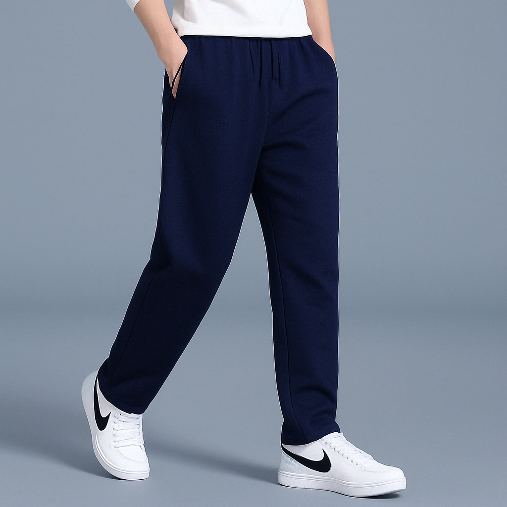 Caleb Men's Joggers – Premium Cotton Straight Leg Casual Sweatpants
