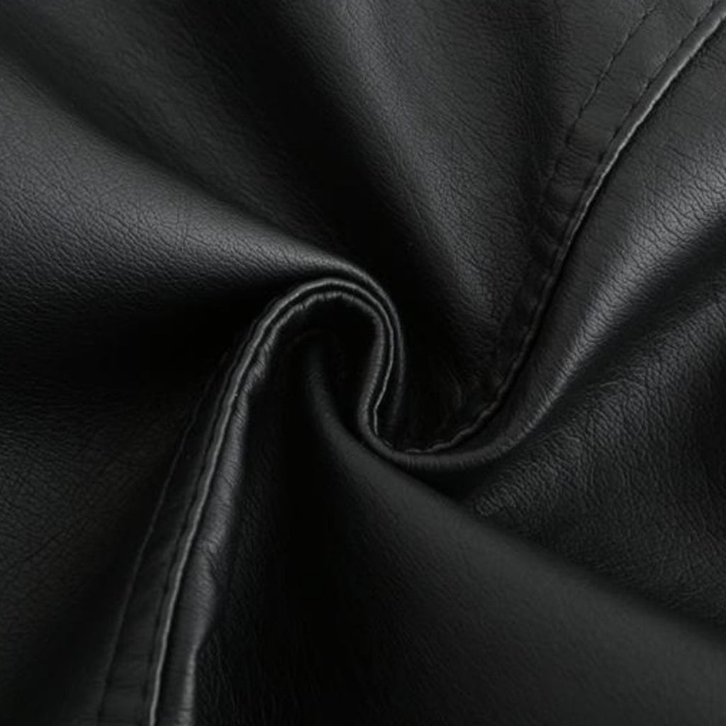 Valerie Women's Leather Jacket – Genuine Leather Zip Up Stand Collar Biker Jacket