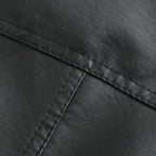Valerie Women's Leather Jacket – Genuine Leather Zip Up Stand Collar Biker Jacket