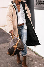 Yvette Women's Reversible Winter Coat – Two-in-One Warm Elegant Design