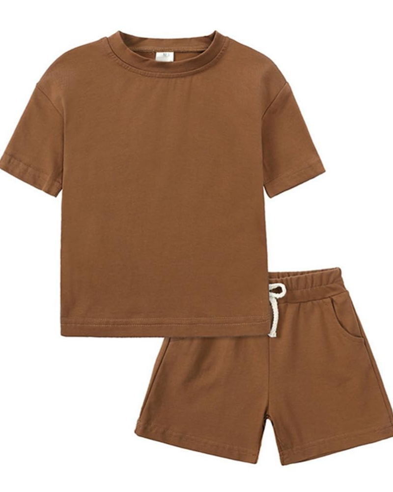 Maisie Kids T-Shirt & Shorts Set – Cotton Two-Piece Casual Summer Outfit