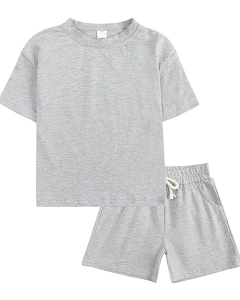 Maisie Kids T-Shirt & Shorts Set – Cotton Two-Piece Casual Summer Outfit
