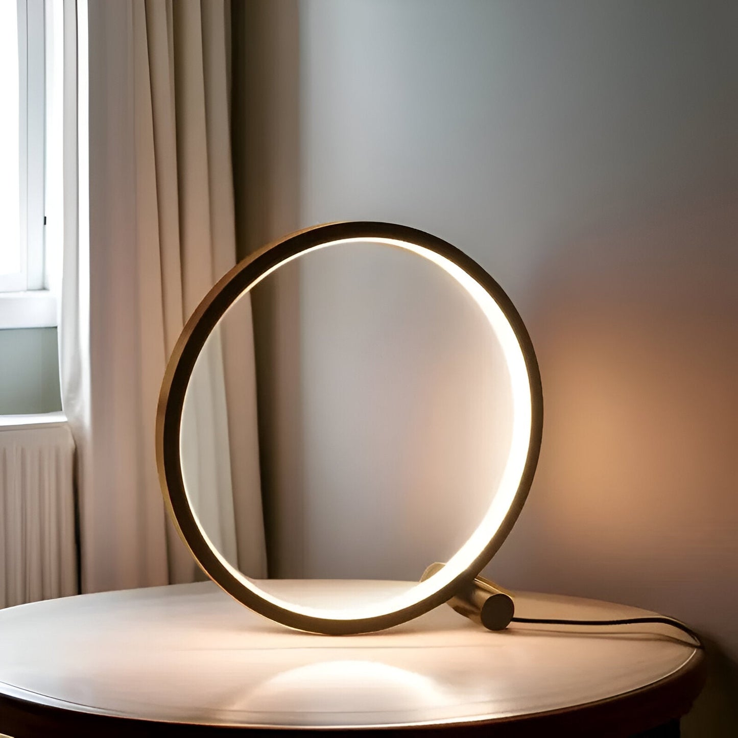 Lunaris – LED Table Lamp in Minimalist Design (Adjustable)
