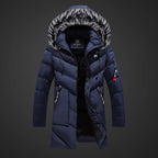Alfred Men's Winter Coat – Water Resistant Hooded Insulated Puffer Jacket