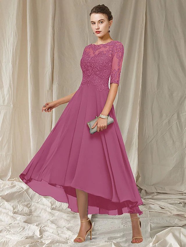 Eleanora Women's Lace Maxi Dress – Elegant Formal Gown for Weddings & Evenings