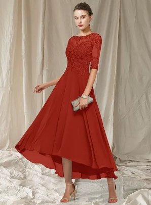 Eleanora Women's Lace Maxi Dress – Elegant Formal Gown for Weddings & Evenings