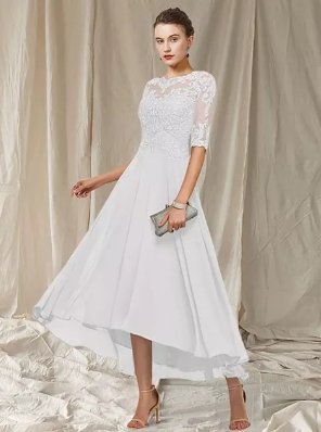 Eleanora Women's Lace Maxi Dress – Elegant Formal Gown for Weddings & Evenings