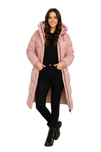 Sammy Women's Long Puffer Coat – Oversized Quilted Winter Jacket with Insulated Padding