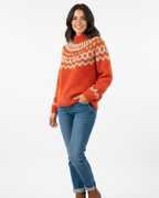 Faith Women's Icelandic Mohair Jumper – Nordic Knit Relaxed Fit Winter Sweater