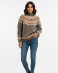 Faith Women's Icelandic Mohair Jumper – Nordic Knit Relaxed Fit Winter Sweater