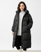 Josephine Women's Long Parka – Hooded Relaxed Fit Winter Coat with Insulated Lining