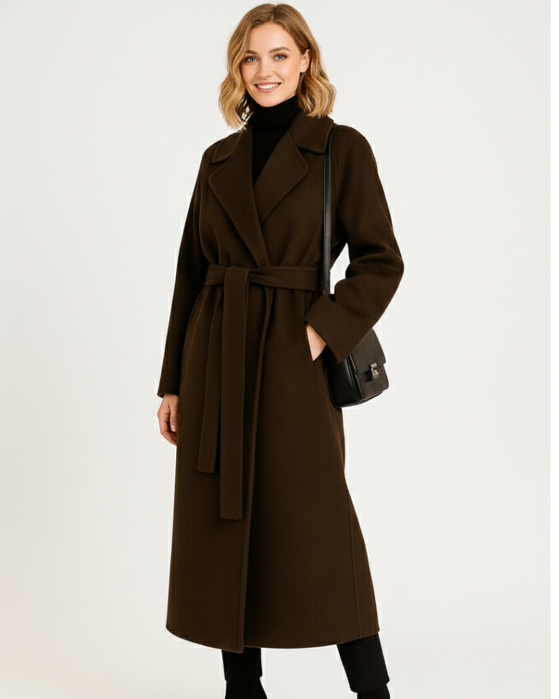 Dorothy Women's Long Wool Coat – Tailored Classic Winter Overcoat