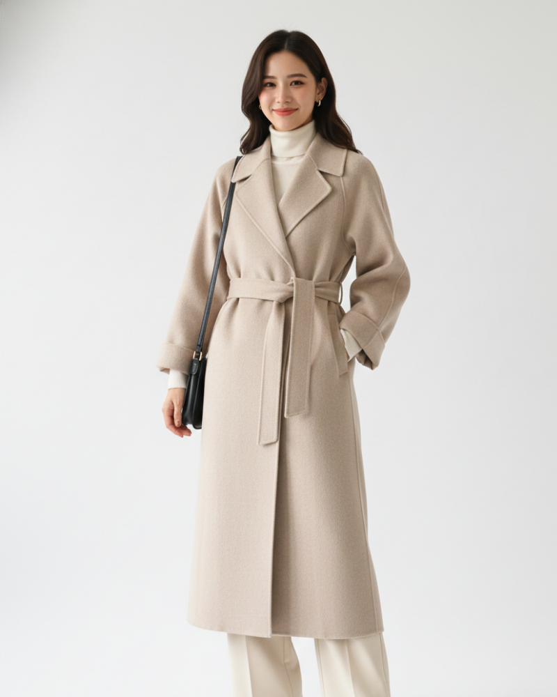 Dorothy Women's Long Wool Coat – Tailored Classic Winter Overcoat