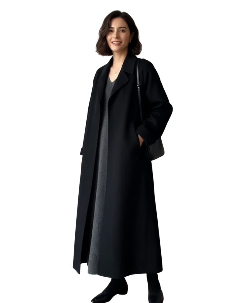 Dorothy Women's Long Wool Coat – Tailored Classic Winter Overcoat