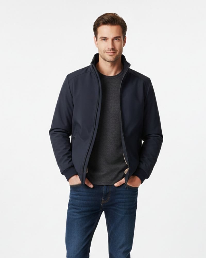 Hector Men's Fleece-Lined Winter Jacket – Water-Repellent Insulated Outdoor Coat