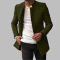 Denmo Men's Wool Coat – Tailored Fit, Warm Fabric & Timeless Formal Style