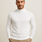 Theron Men's Roll-Neck Jumper – Soft Breathable Knit with a Refined Fitted Shape