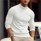 Theron Men's Roll-Neck Jumper – Soft Breathable Knit with a Refined Fitted Shape