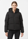 Lila Women's Lightweight Puffer Jacket – Hooded Zip Up Winter Quilted Coat