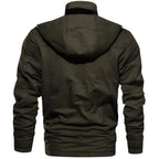 Tristan Men's Military Jacket – Water Resistant Fleece Lined Utility Coat