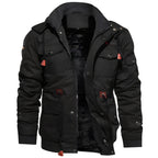 Tristan Men's Military Jacket – Water Resistant Fleece Lined Utility Coat