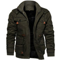 Tristan Men's Military Jacket – Water Resistant Fleece Lined Utility Coat