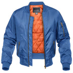Sterling Men's Bomber Jacket – Classic Aviator Zip Up Smart Casual Coat