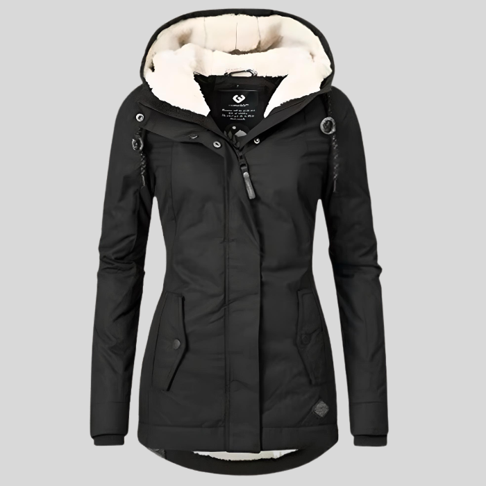 Penelope Women's Long Parka – Faux Fur Hooded Water Resistant Winter Coat