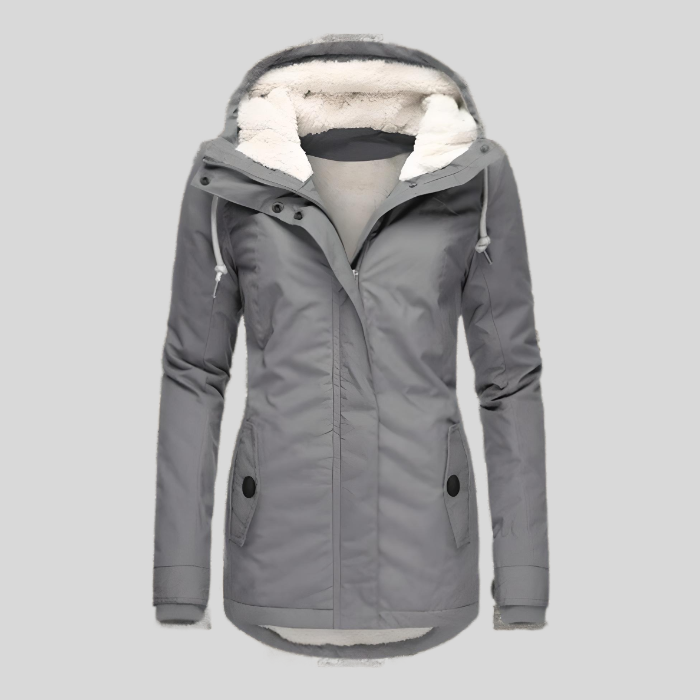 Penelope Women's Long Parka – Faux Fur Hooded Water Resistant Winter Coat